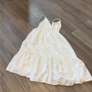 Old Navy Ivory Gathered Blouse